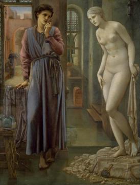 Pygmalion And The Image - The Hand Refrains Artwork by Sir Edward Burne Jones