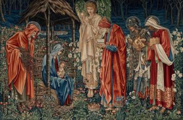 The Adoration Of The Magi Artwork by Sir Edward Burne Jones