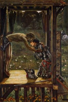 The Merciful Knight Artwork by Sir Edward Burne Jones