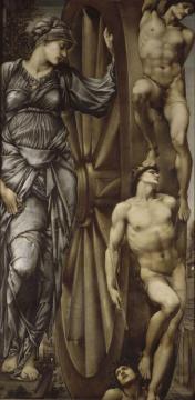 The Wheel Of Fortune Artwork by Sir Edward Burne Jones