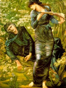 The Beguiling Of Merlin Artwork by Sir Edward Burne Jones