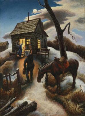 Little Brown Jug Artwork by Thomas Hart Benton