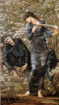 The Beguiling Of Merlin,1874 Artwork by Sir Edward Burne Jones