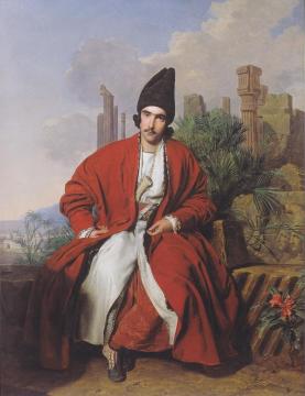 A Greek In A Red Coat Artwork by Ferdinand Georg Waldmuller