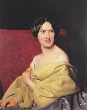 Anna Bayer, The Artists Second Wife,1850 Artwork by Ferdinand Georg Waldmuller