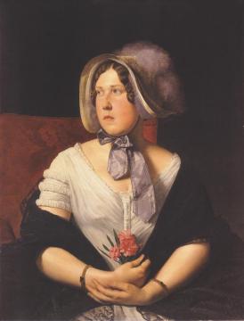 Anna Countess Kinsky,born As Countess Zichy,1847 Artwork by Ferdinand Georg Waldmuller