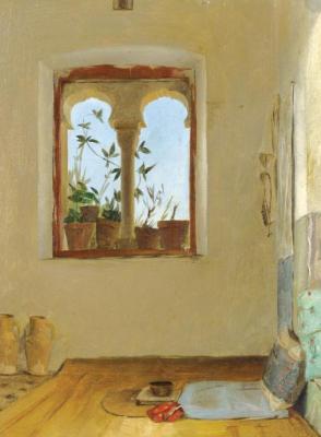 Interior With Bed Artwork by Theodoros Ralli