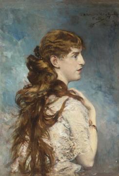Portrait Of Harriet Valentine Crocker Alexander Artwork by Giovanni Boldini
