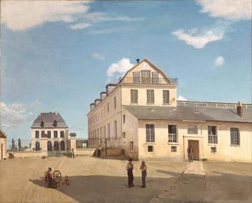 House And Factory Of Monsieur Henry Artwork by Jean-Baptiste-Camille Corot