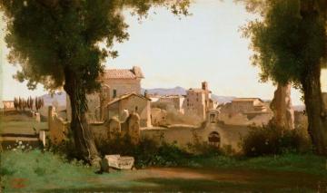 View From The Farnese Gardens,rome Artwork by Jean-Baptiste-Camille Corot