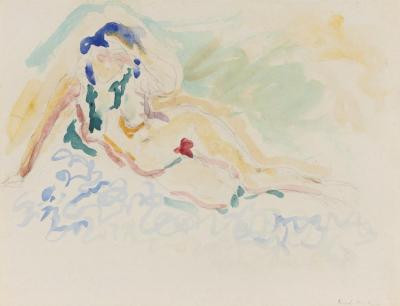 Femme Nue Allongee Artwork by Henri Matisse