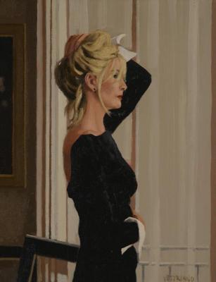 Black On Blonde Artwork by Jack Vettriano