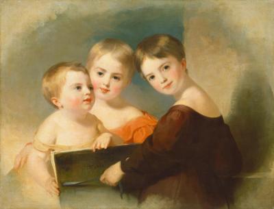 The Vanderkemp Children, 1832 Artwork by Thomas Sully