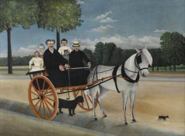 La Carriole Du Pere Junier Artwork by Henri Rousseau