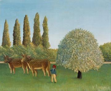 The Pasture Artwork by Henri Rousseau