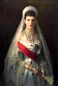 Maria Feodorovna Artwork by Ivan Nikolaevich Kramskoy
