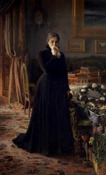 Inconsolable Grief(1884) Artwork by Ivan Nikolaevich Kramskoy