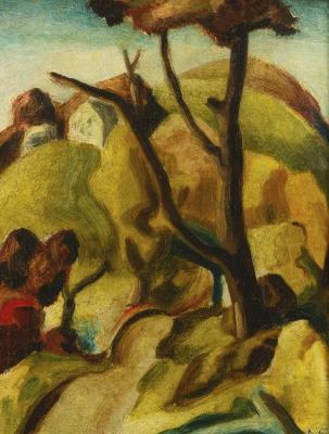 Landscape Artwork by Thomas Hart Benton