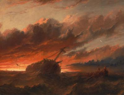 Shipwreck, Circa 1850 Artwork by Francis Danby