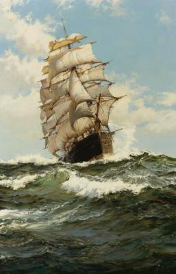The Oberon Artwork by Montague Dawson
