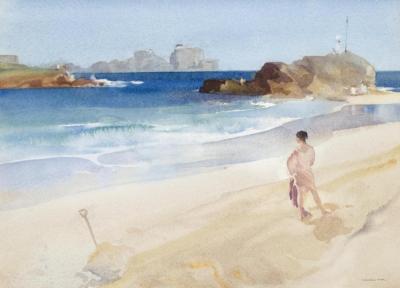The Guarded Channel Artwork by Sir William Russell Flint
