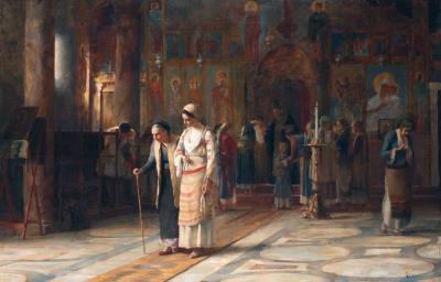 After The Service Artwork by Theodoros Ralli