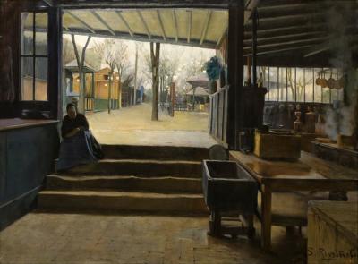 Laboratory Of La Galette Artwork by Santiago Rusiñol Prats