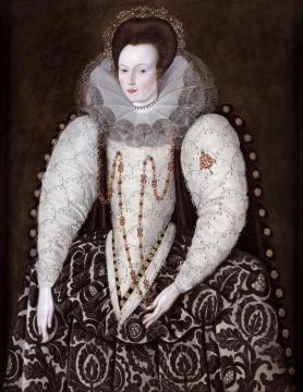 Frances,lady Reynell,of West Ogwell,devon Artwork by Robert Peake the elder