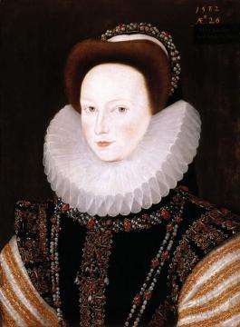 Portrait Of Anne Knollys Artwork by Robert Peake the elder