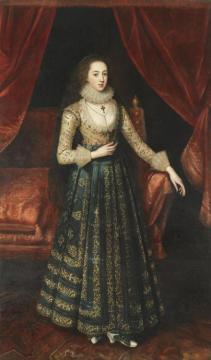 Portrait Of A Lady Artwork by Robert Peake the elder