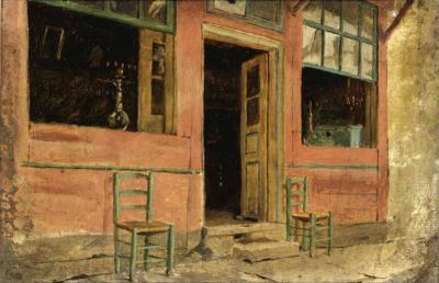 The Cafe Artwork by Theodoros Ralli