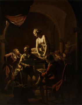 Academy By Lamplight Artwork by Joseph Wright of Derby