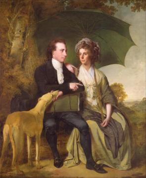 The Rev. And Mrs.thomas Gisborne,of Yoxhall Lodge,leicestershire Artwork by Joseph Wright of Derby