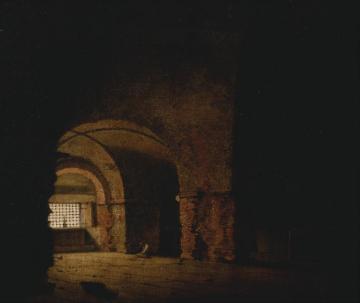 The Prisoner Artwork by Joseph Wright of Derby