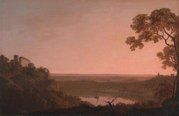 Lake Nemi Artwork by Joseph Wright of Derby