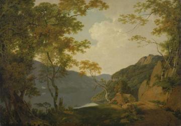 Lake Scene Artwork by Joseph Wright of Derby