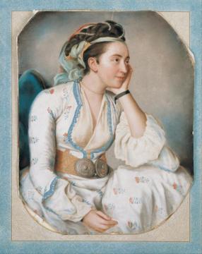 A Woman In Turkish Dress Artwork by Jean Etienne Liotard