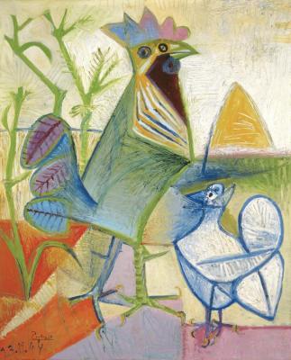 The Cock Of The Liberation (le Coq De La Liberation) Artwork by Pablo Picasso