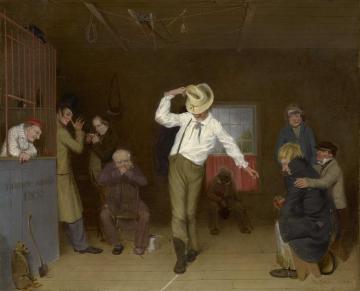 Walking The Chalk Artwork by Charles Deas