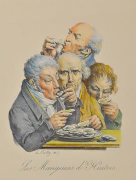 Austernesser Artwork by Louis Leopold Boilly