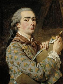 Self-portrait,1750s Artwork by Louis Jean François Lagrenée