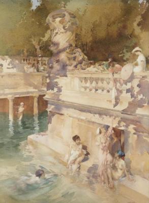 The Hedonists Artwork by Sir William Russell Flint