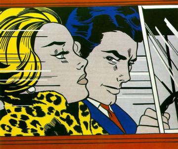 In The Car, 1964 Artwork by Roy Lichtenstein