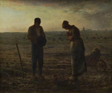 The Angelus Artwork by Jean-François Millet