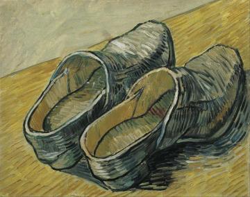 A Pair Of Leather Clogs Artwork by Vincent Van Gogh