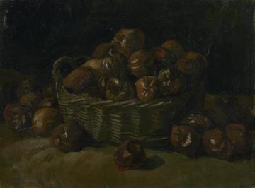 Basket Of Apples Artwork by Vincent Van Gogh