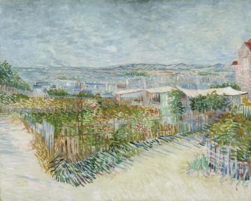 Montmartre:behind The Moulin De La Galette Artwork by Vincent Van Gogh
