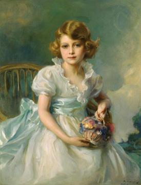 The Queen, When Princess Elizabeth Of York, 1933 Artwork by Philip Alexius de Laszlo