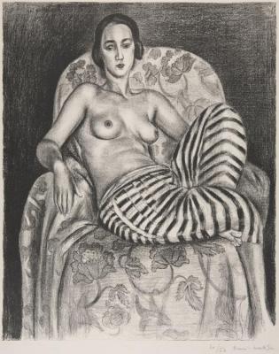 Grand Odalisque A La Culotte Bayadere Artwork by Henri Matisse