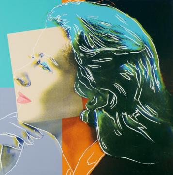 Three Portraits Of Ingrid Bergman 2 Artwork by Andy Warhol